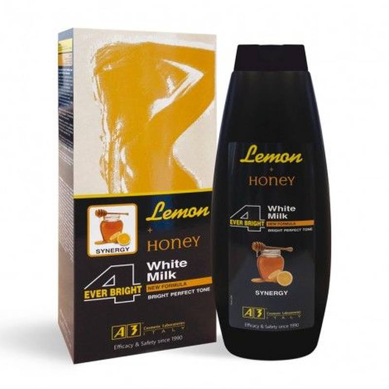 A3 Lemon Body Milk – Verhelderende Lotion met Honing 400ml