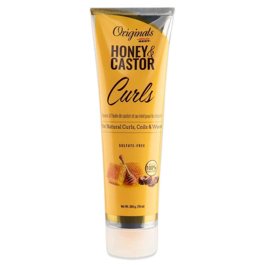 Africa's Best Honey & Castor Curls – Lichte Crème voor Krullend Haar 284g