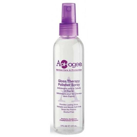 Aphogee Gloss Therapy Polisher Spray – Glanzende Behandeling voor Alle Haartypen 177ml