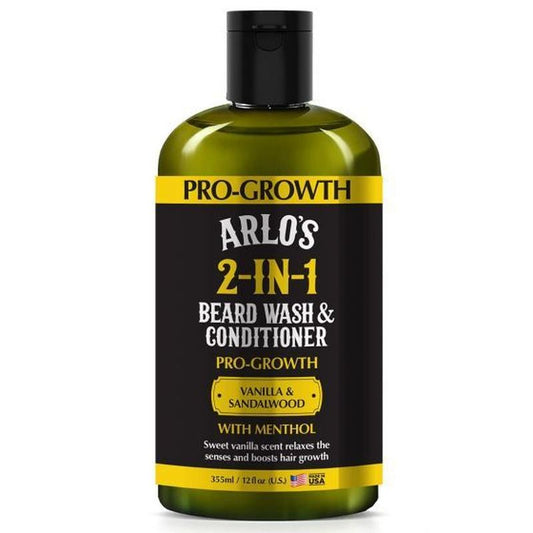 Arlo's Beard Wash & Conditioner – Pro-Growth voor Baardverzorging 355ml