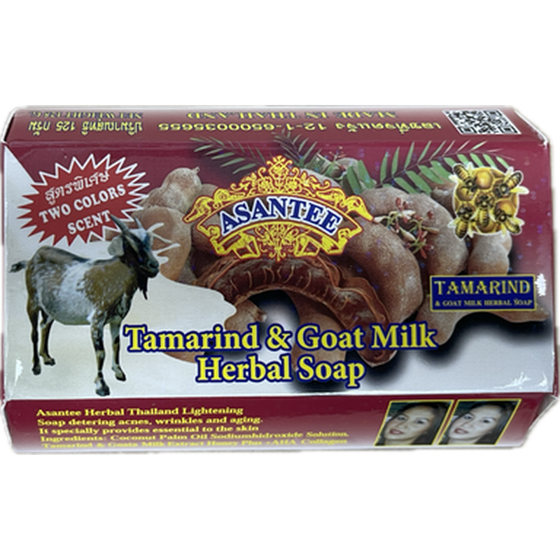 Asantee Herbal Soap – Verfrissende Tamarinde & Geitenmelk 125g