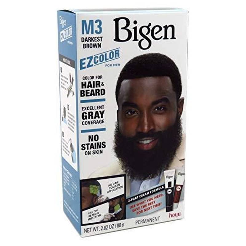 Bigen EZ Colour – Haarkleur voor Mannen in Donkerbruin 80g