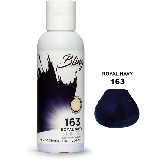 Bling Semi Permanent Haarkleur – Diepe Blauwe Tint 118 ml
