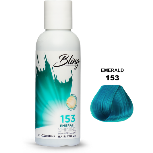 Bling Semi-Permanent Haarkleur – Emerald voor Alle Haartypes 118ml