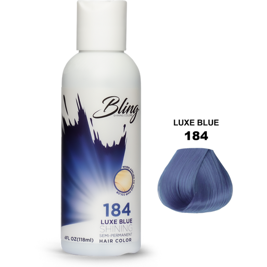 Bling Semi-Permanent Haarkleur – Luxe Blauw voor Alle Haartypes 118ml