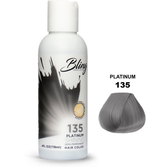 Bling Semi-Permanent Haarkleur – Platina voor Alle Haartypes 118ml