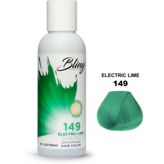 Bling Semi-Permanent Haarverf – Electric Lime Kleur 118ml