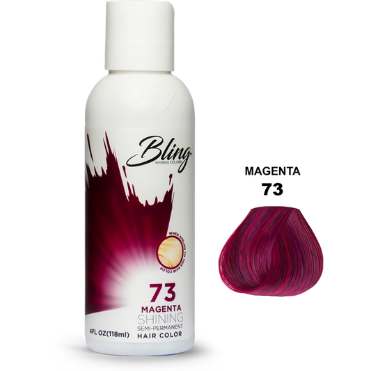 Bling Semi-Permanent Haarverf – Levendige Kleur 73 Megenta 118ml