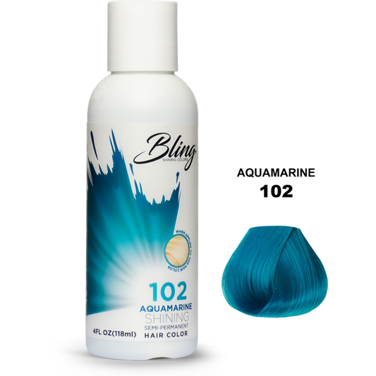 Bling Semi-Permanente Haarkleur – Aquamarine voor Elke Haartype 118ml