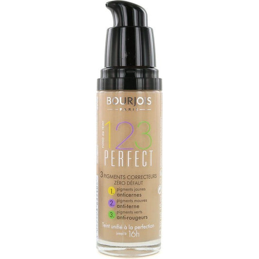 Bourjois 123 Perfect Foundation – Egaliserende Basis voor Alle Huidtypen 30ml