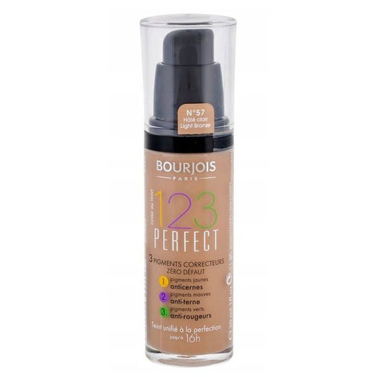 Bourjois 123 Perfect Foundation – Egaliserende Basis voor Alle Huidtypes 30ml