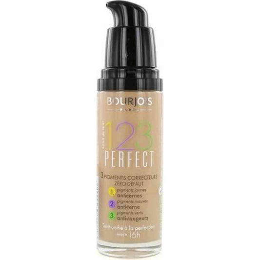 Bourjois 123 Perfect Foundation – Egaliserende Basis voor Elke Huid 30ml