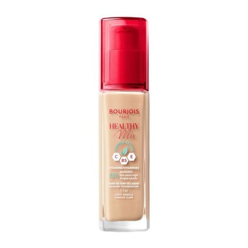 Bourjois Healthy Mix Foundation – Vegan Hydratatie voor Droge Huid 30ml