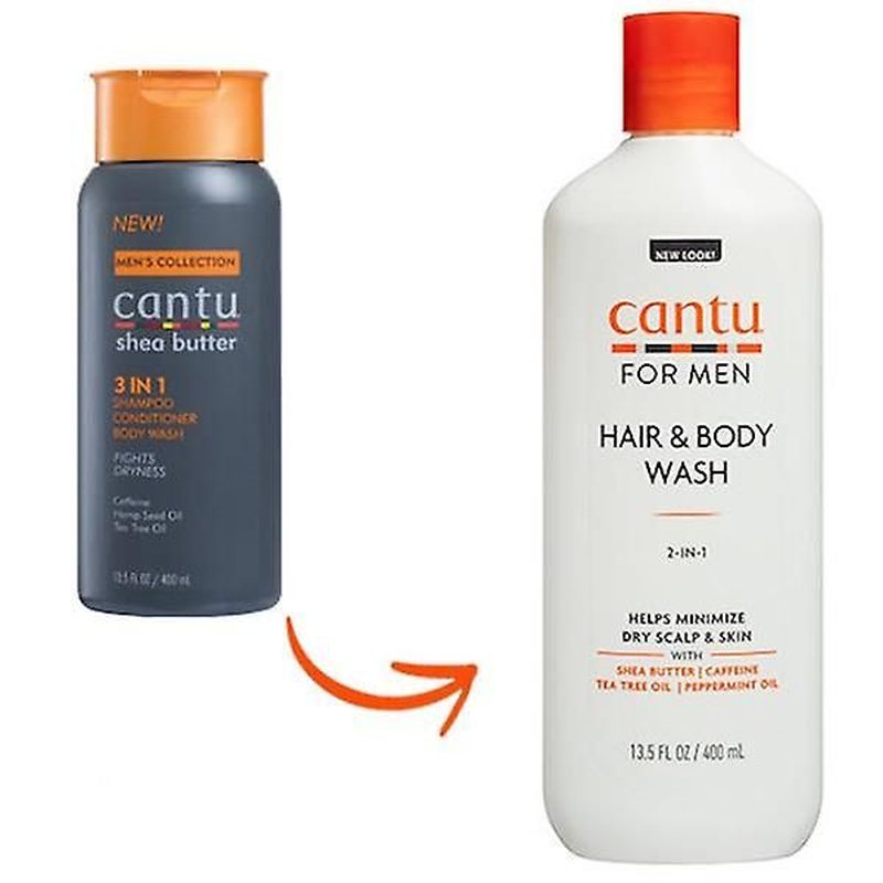 Cantu 2-in-1 Haar- en Bodywash – Hydraterend voor Mannen 400ml