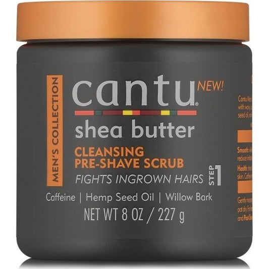 Cantu Cleansing Pre-Shave Scrub – Verfrissende Exfoliatie voor Mannen 227g