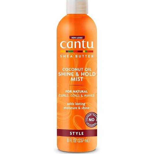 Cantu Coconut Milk Mist – Glans & Hold voor Natuurlijk Haar 249ml
