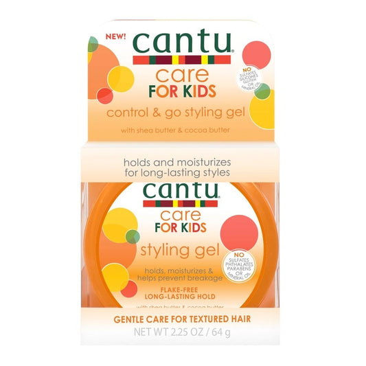 Cantu Styling Gel – Houdt en Hydrateert voor Kinderen 64g