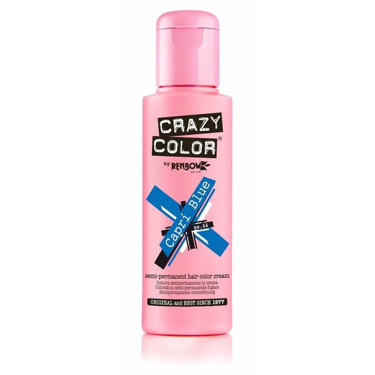 Crazy Color Capri Blue – Semi-Permanente Haarkleur voor Stralend Haar 100ml