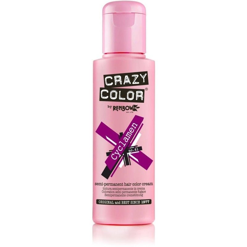 Crazy Color Cyclamen – Semipermanente Haarkleur voor Stralend Haar 100ml