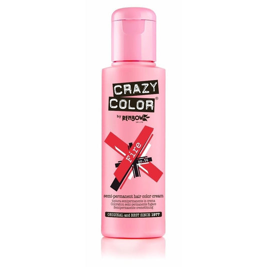 Crazy Color Fire – Semi-Permanente Haarkleur voor Stralend Haar 100ml