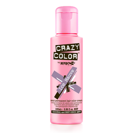 Crazy Color Haarverf – Semi-Permanente Kleur Ice Mauve 100ml