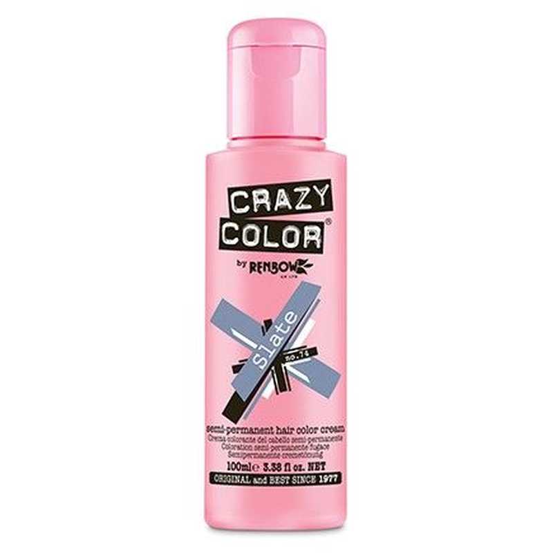 Crazy Color Haarverf – Semi-Permanente Kleur Slate 100ml