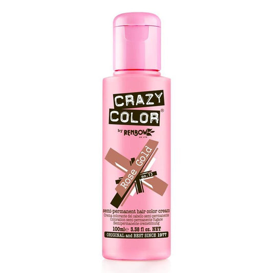 Crazy Color Haarverf – Semi-Permanente Kleur in Rose Gold 100ml