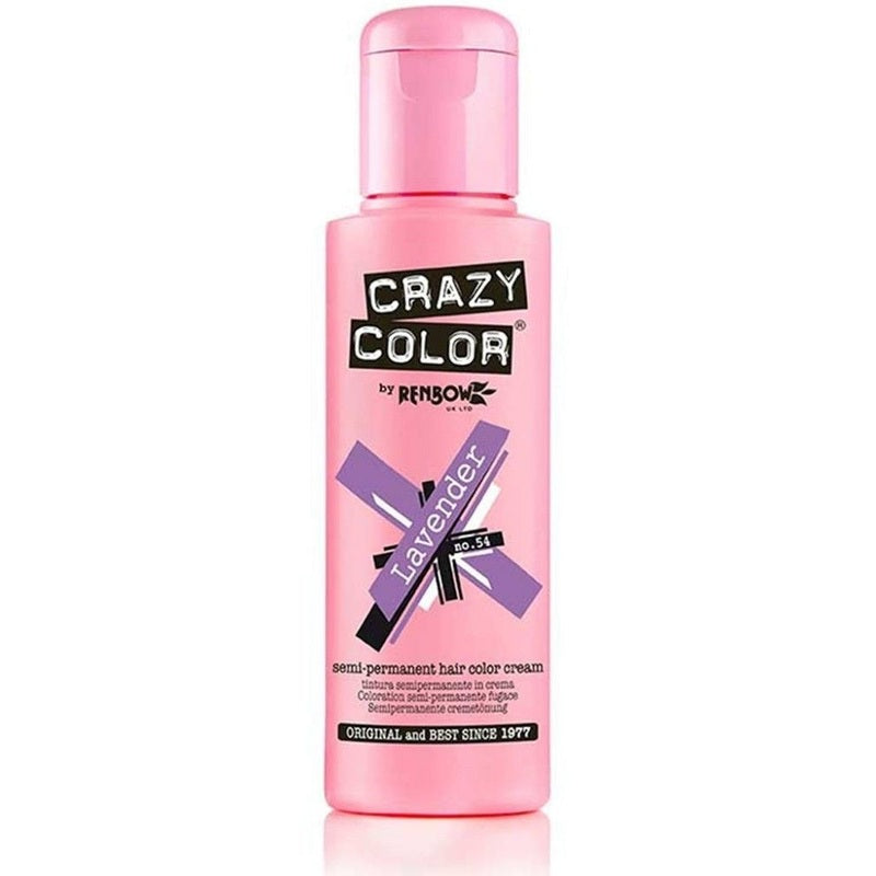 Crazy Color Lavender – Semi-Permanente Haarkleur voor Stralend Haar 100ml