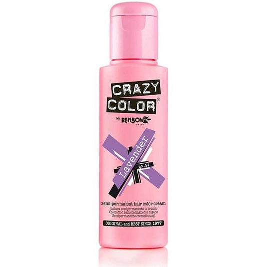 Crazy Color Lavender – Semi-Permanente Haarkleur voor Stralend Haar 100ml