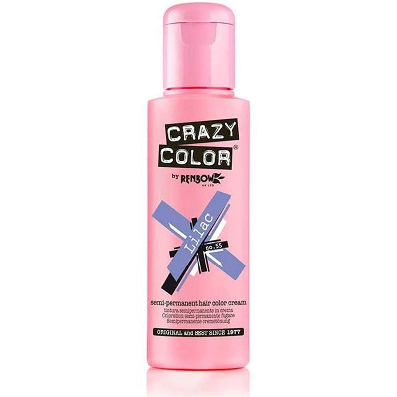 Crazy Color Lilac – Semi-Permanente Haarkleur voor Stralend Haar 100ml