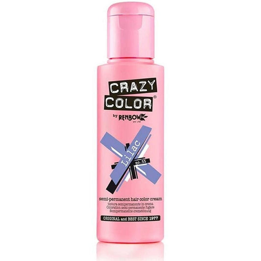 Crazy Color Lilac – Semi-Permanente Haarkleur voor Stralend Haar 100ml