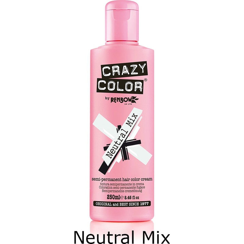 Crazy Color Neutral Mix – Semi-Permanente Haarkleur voor Alle Haartypes 250ml