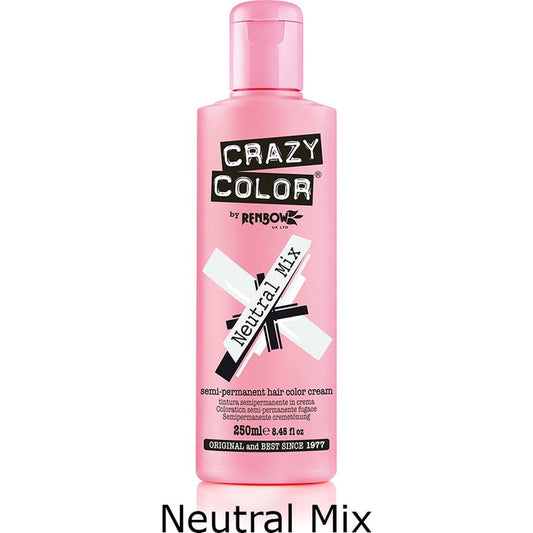 Crazy Color Neutral Mix – Semi-Permanente Haarkleur voor Alle Haartypes 250ml