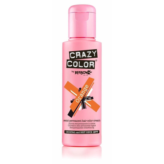 Crazy Color Orange – Semi-Permanente Haarkleur voor Stralend Haar 100ml