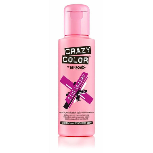 Crazy Color Pinkissimo – Semi-Permanente Haarkleur voor Opvallend Haar 100ml