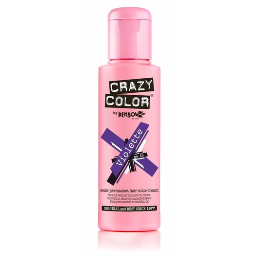 Crazy Color Violette – Semi-Permanente Haarkleur voor Stralend Haar 100ml