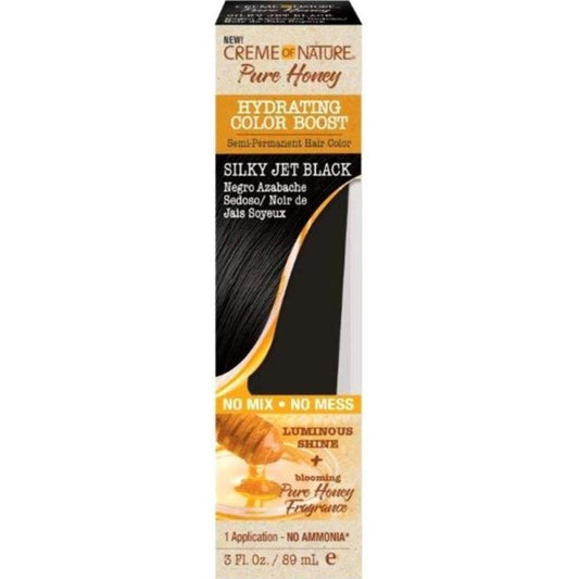 Creme Of Nature Hydrating Color Boost – Zwart voor Alle Haartypes 89ml