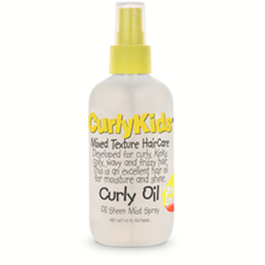 Curly Kids Curly Oil Sheen Mist Spray – Verzorgende Glans voor Krullend Haar 138ml