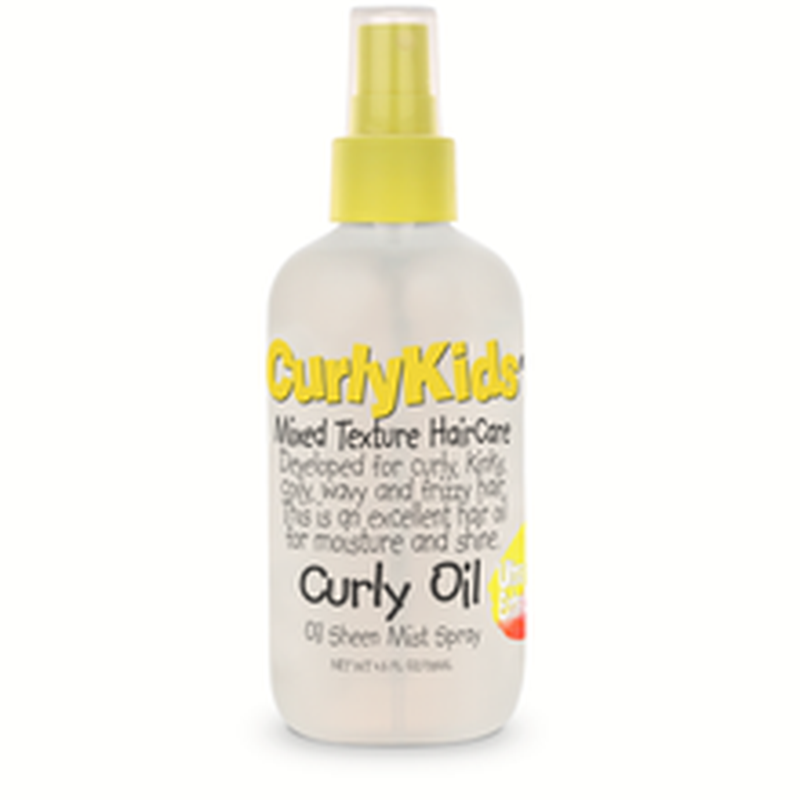 Curly Kids Curly Oil Sheen Mist Spray – Verzorgende Glans voor Krullend Haar 138ml