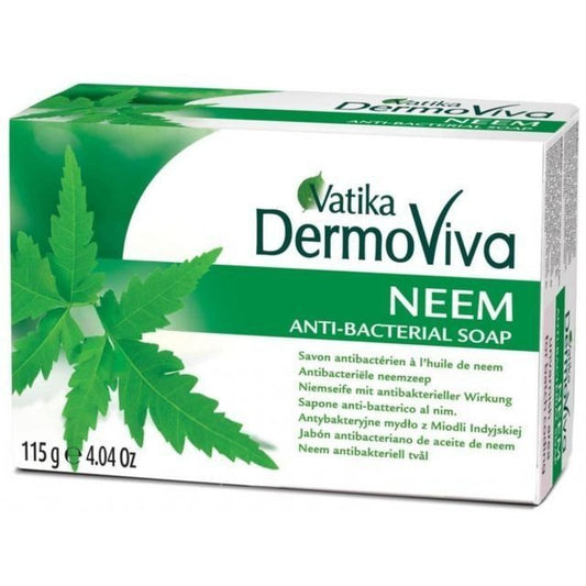 Dabur Dermoviva Neem Zeep – Antibacteriële Zeep voor Alle Huidtypes 115g
