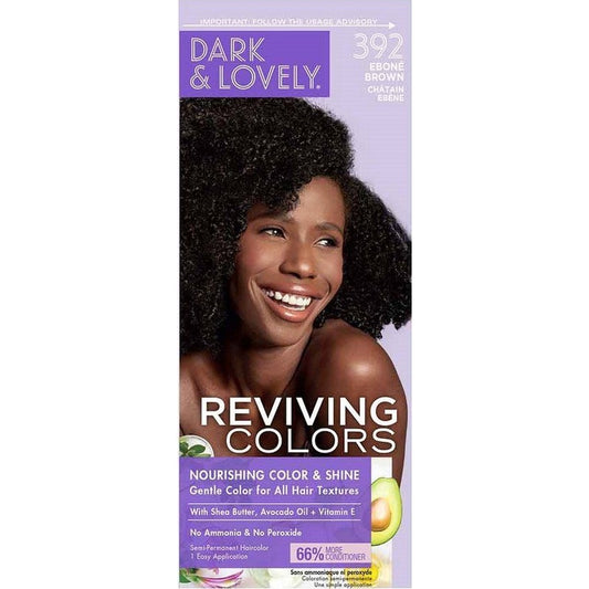 Dark and Lovely Haarkleur – Verfrissende Kleur Ebone Brown 392 50ml