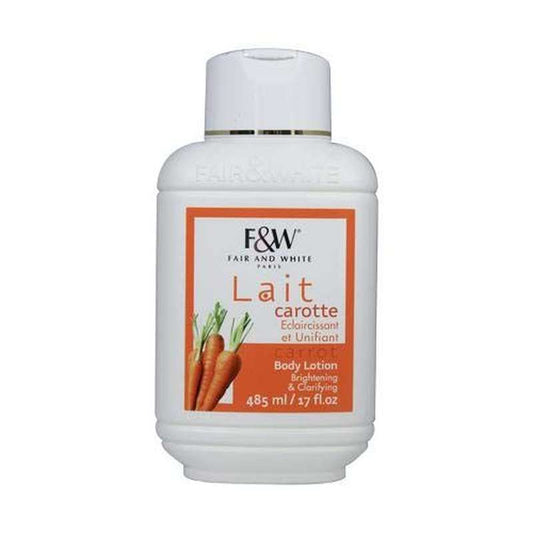 Fair & White Carrot Body Lotion – Verhelderend en Voedend 485ml