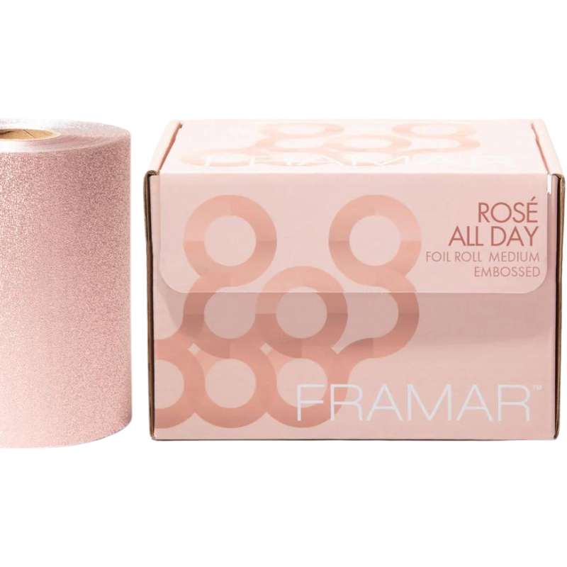 Framar Medium Folie – Luxe Roze Gouden Haarfolie 12,7cm x 97,5m