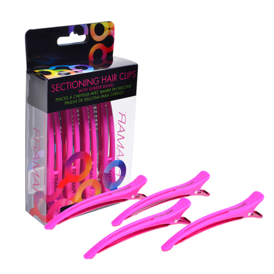 Framar Super Sectioners Pink – Haarsectie Clips voor Perfecte Styling 4 Stuks