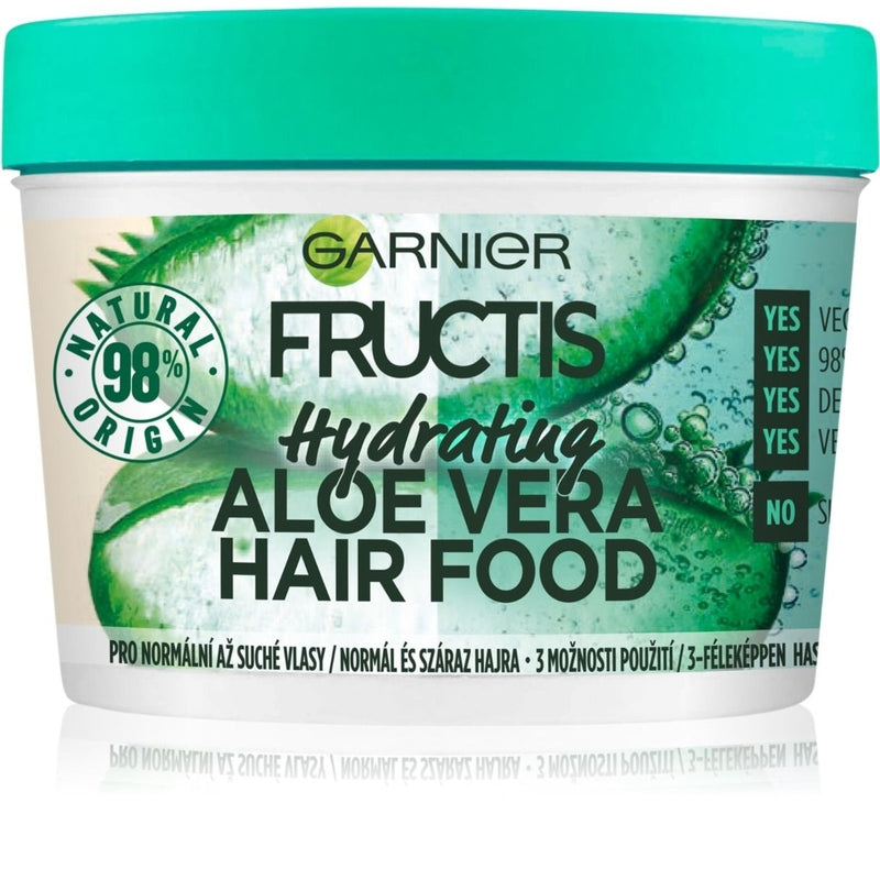 Garnier Fructis Aloe Hair Food Mask – Hydraterende Masker voor Droog Haar 390ml