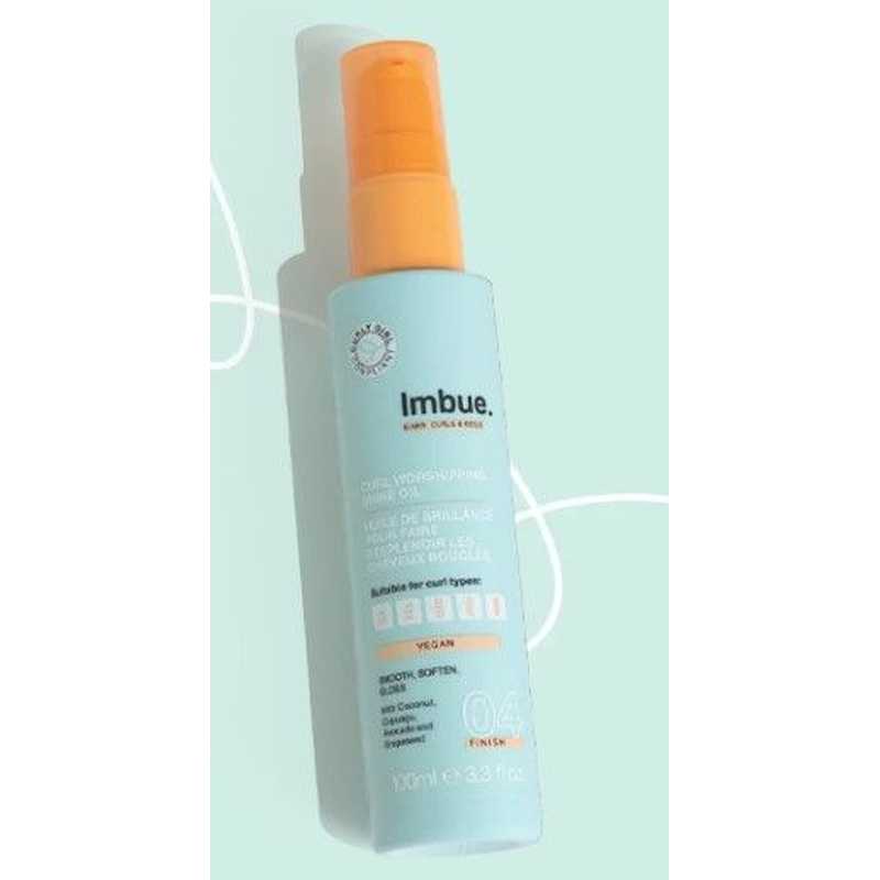 Imbue Curl Worshiping Shine Oil – Hydraterende Olie voor Krullend Haar 100ml