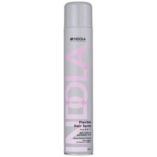 Indola Hairspray – Flexibele Hold voor Alle Haartypes 500ml