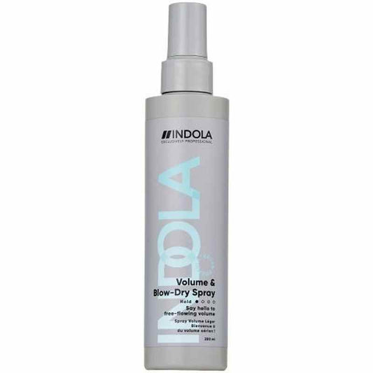 Indola Volume & Blow Dry Spray – Volume en Bescherming voor Alle Haartypes 200ml