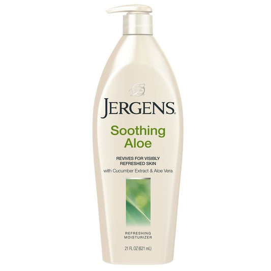Jergens Soothing Aloe – Verfrissende Moisturizer voor Droge Huid 621ml