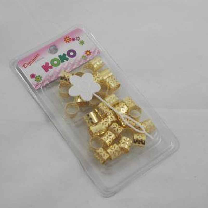 Koko Beads Gold Thick – Decoratieve Kralen voor Handwerk 20 st